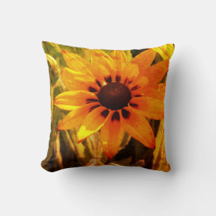 Yellow Flower Summer Cushion
