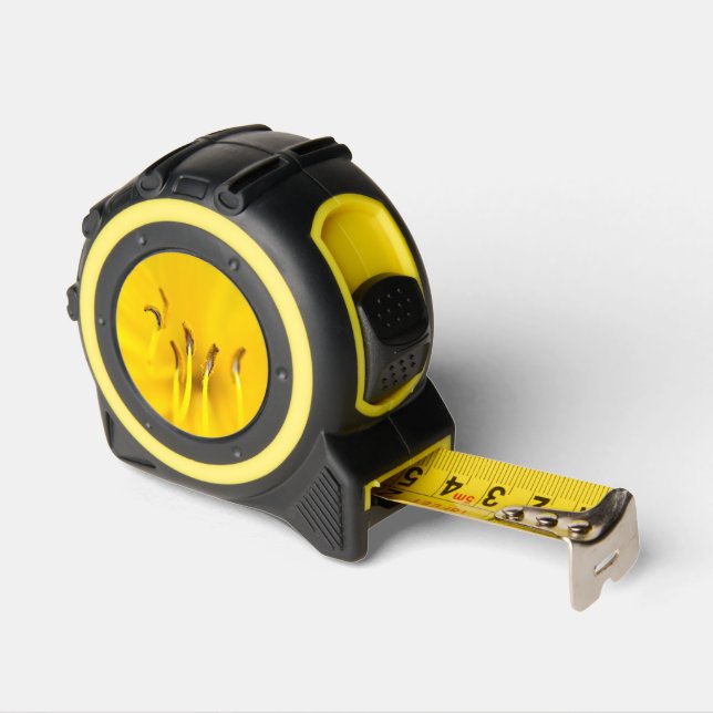 Yellow Flower Tape Measure 1 (Angle)