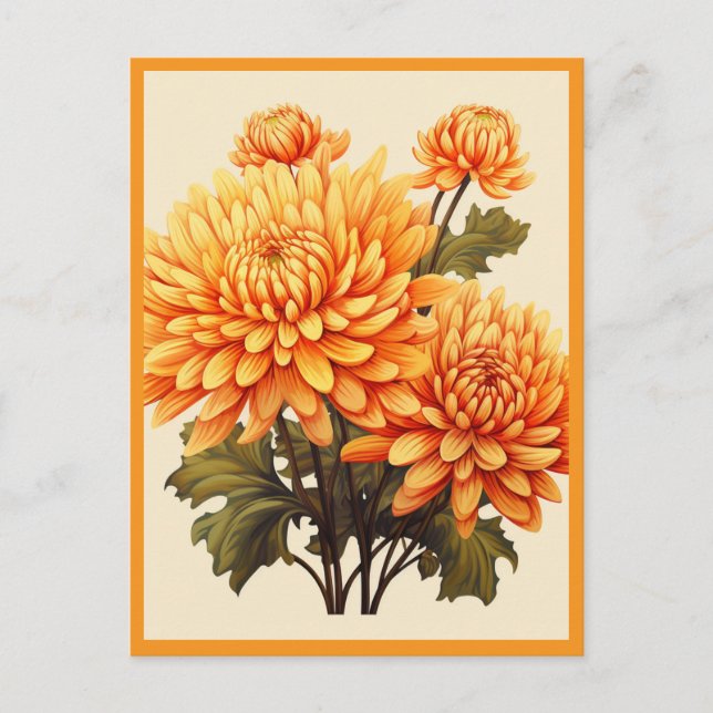 YELLOW FLOWERS #1 POSTCARD (Front)