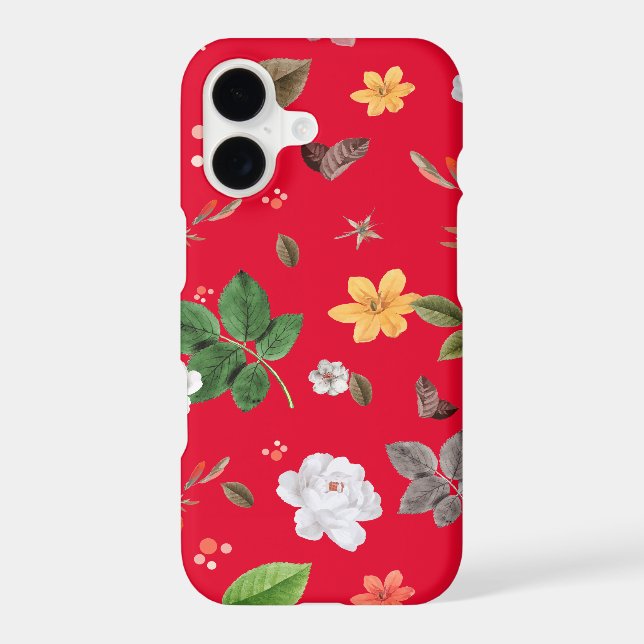 Yellow Flowers and White Roses 13 iPhone Case (Back)
