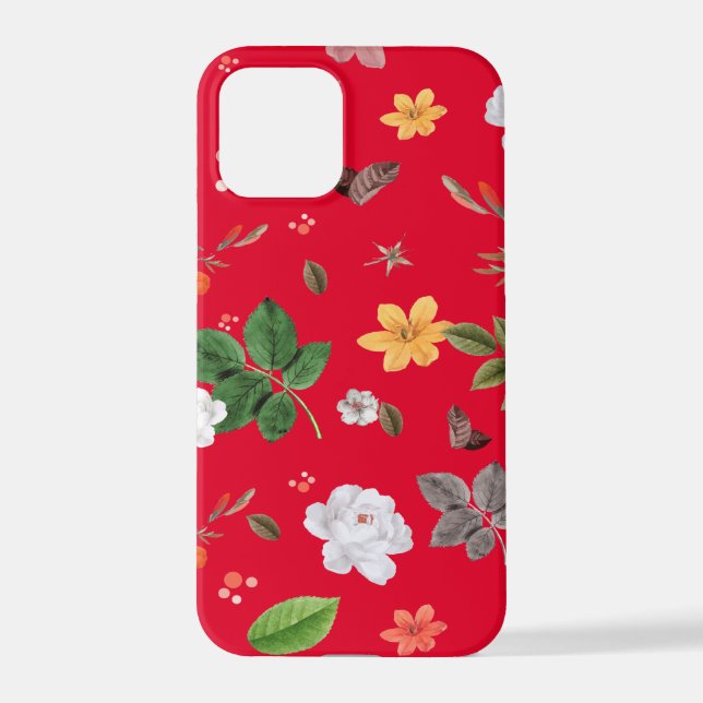 Yellow Flowers and White Roses 13 iPhone Case (Back)