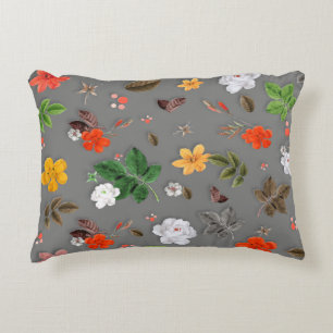 Yellow Flowers and White Roses 16 Decorative Cushion