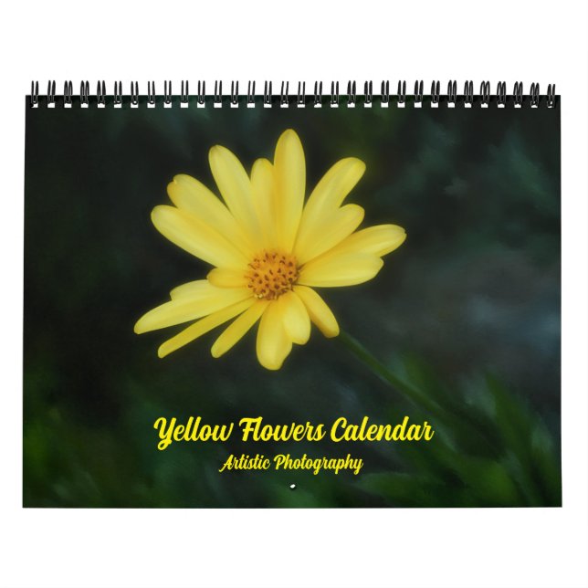 Yellow Flowers Calendar Artistic Photography (Cover)