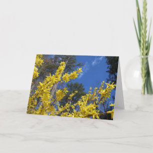 Yellow Flowers Card