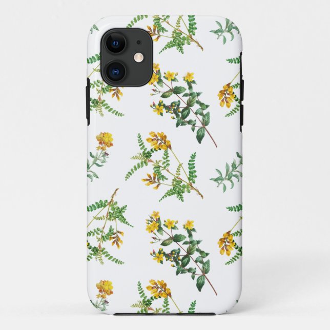 Yellow Flowers Case-Mate iPhone Case (Back)