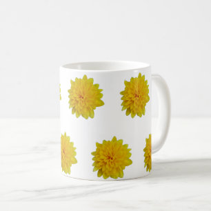 Yellow flowers coffee mug