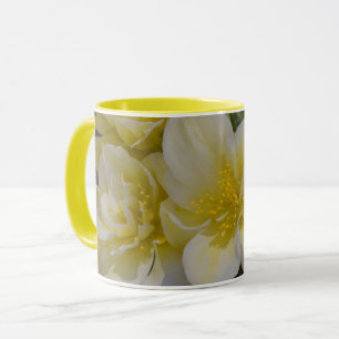 Yellow Flowers Floral Art Mug Cup