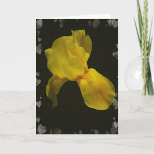 Yellow Flowers & Hearts Csrds Card