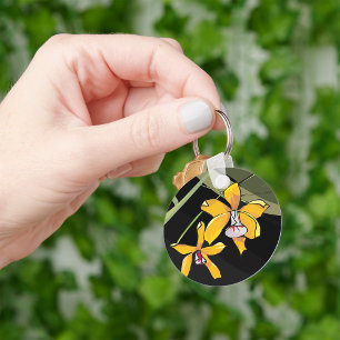 Yellow Flowers Keychain