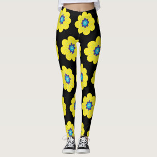 Yellow Flowers  Leggings