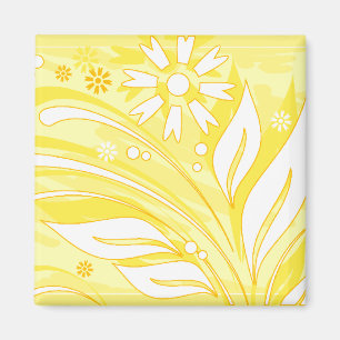 yellow flowers magnet