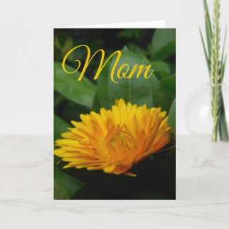 Yellow Flowers Mother's Day Card