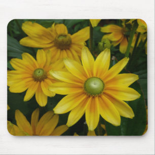 Yellow flowers mouse mat