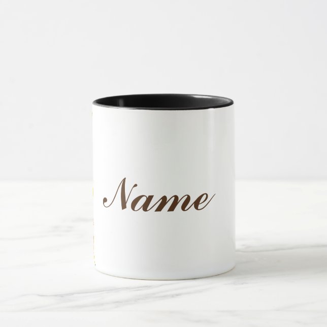 Yellow Flowers Mug (Center)