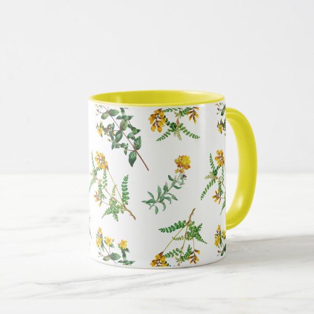 Yellow Flowers Mug (Front Right)