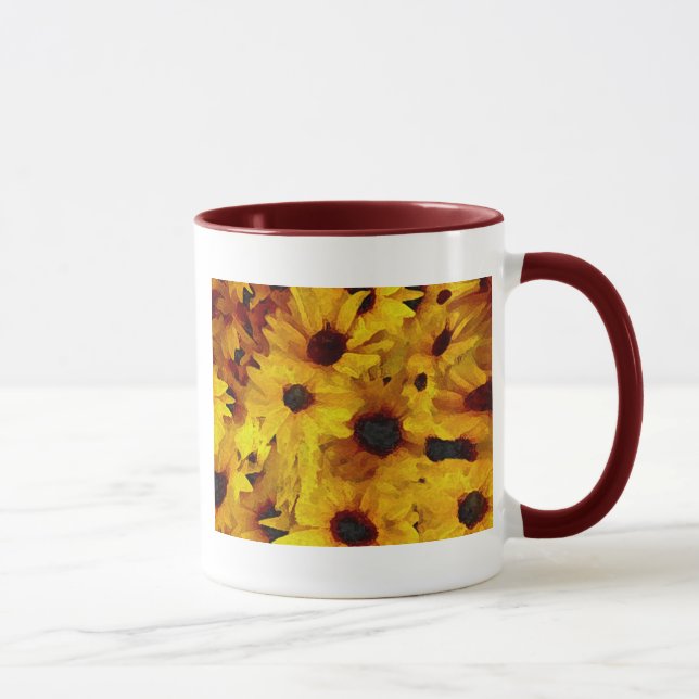 Yellow Flowers Mug (Right)
