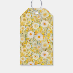 Yellow Flowers Nature Happy Fun Floral Gift Tags