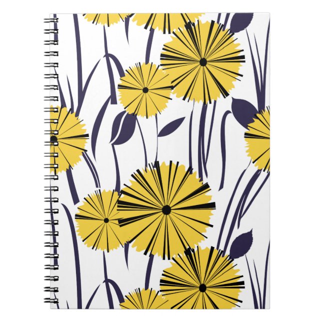 Yellow flowers notebook (Front)