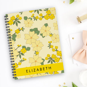 Yellow Flowers, Pattern Of Flowers, Your Name Planner