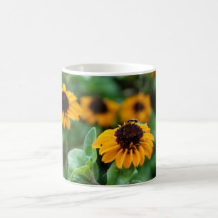 Yellow flowers photo mug