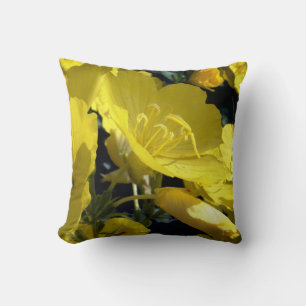 Yellow Flowers Photo, Summertime Summer Cushion
