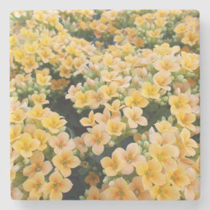 Yellow Flowers Stone Coaster