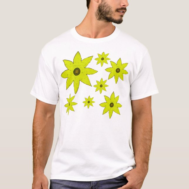 Yellow Flowers T-Shirt (Front)