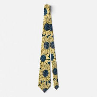Yellow Flowers Tie