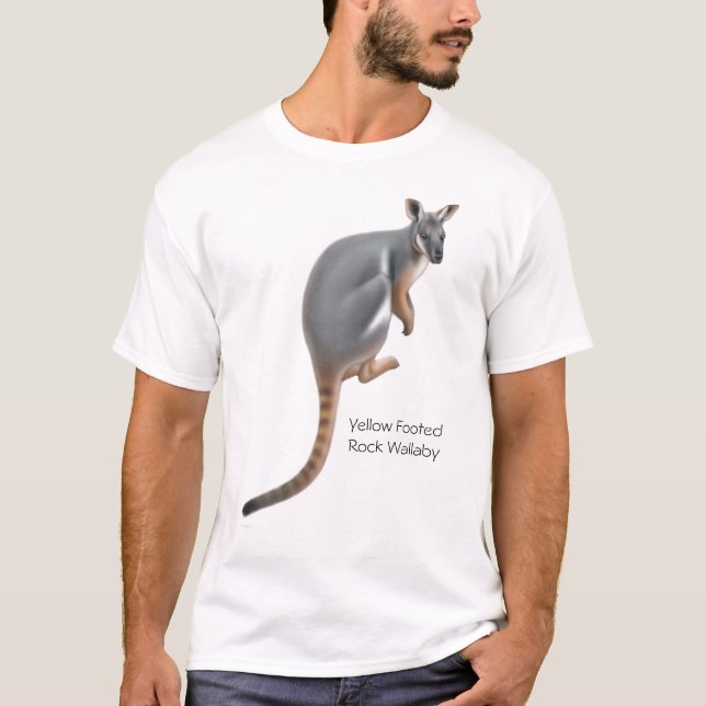 Yellow Footed Rock Wallaby T-Shirt (Front)