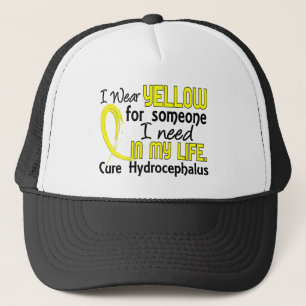 Yellow For Someone I Need Hydrocephalus Trucker Hat