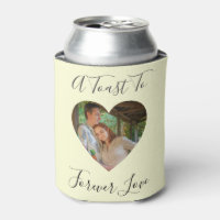 Yellow Forever Love Photo Heart Frame Wedding