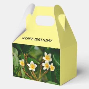 Yellow Frangipani Favour Box