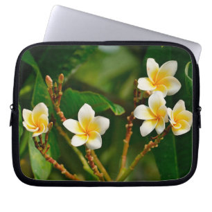 Yellow Frangipani Laptop Sleeve