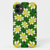 Yellow Frangipani Pattern