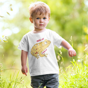 Yellow Frog Cartoon  Toddler T-Shirt