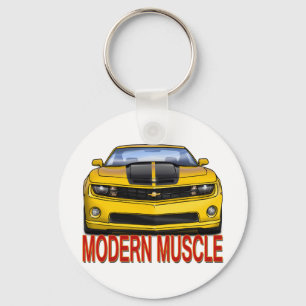 YELLOW_FRONT_CAMARO.png Key Ring