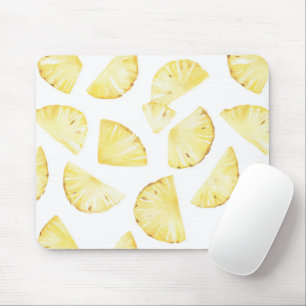Yellow Fruit Pineapples Mouse Mat