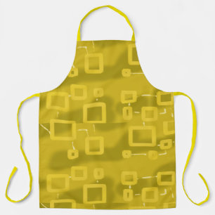 Yellow Geometric Apron