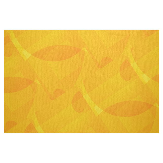 Yellow Geometric Fabric (Fat Quarter)