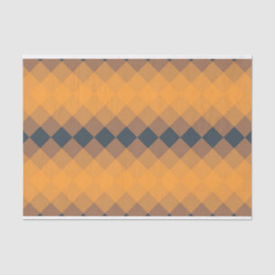 Yellow, geometric, lively, abstract trendy pattern tissue paper