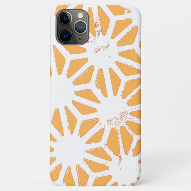 Yellow geometric pattern Case-Mate iPhone case (Back)
