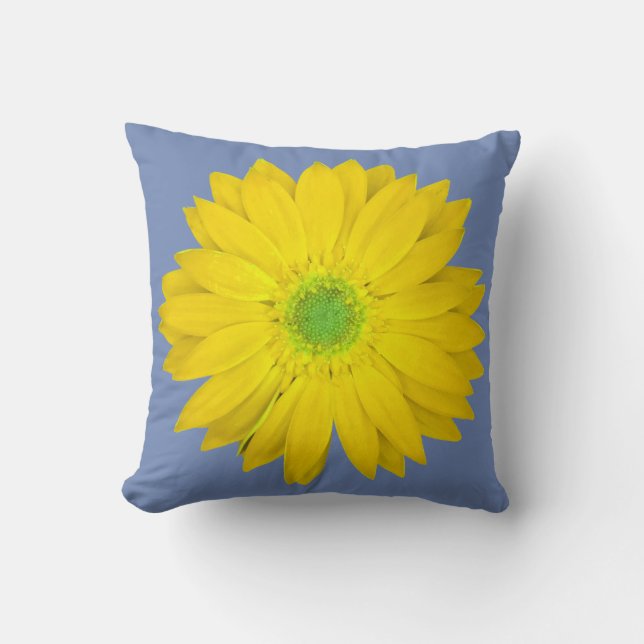 Yellow Gerbera Cushion (Front)