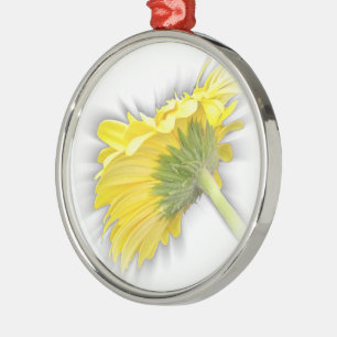 yellow gerbera daisy metal tree decoration