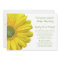 Yellow Gerbera Daisy Wedding Invitation