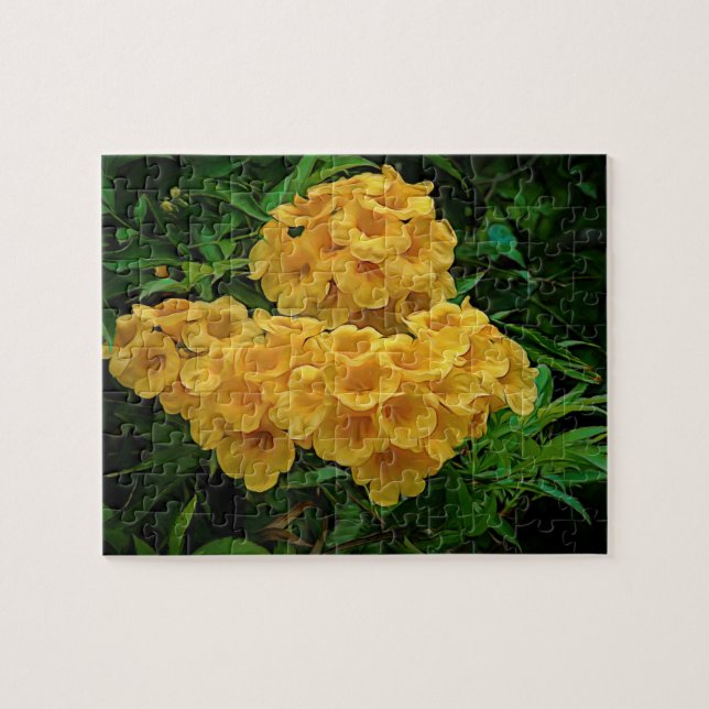 Yellow Ginger Thomas Virgin Islands Flowers Jigsaw Puzzle (Horizontal)
