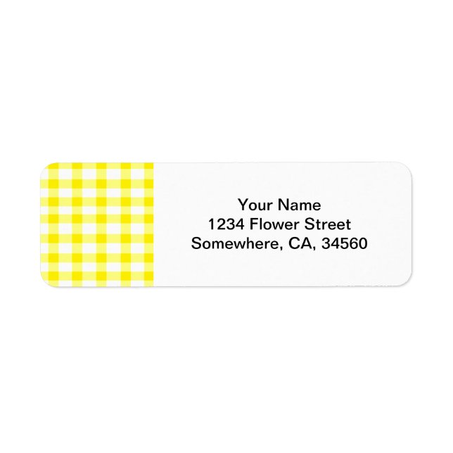 Yellow Gingham (Front)