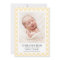 Yellow Gingham Baby Birth Announcement Photo Card