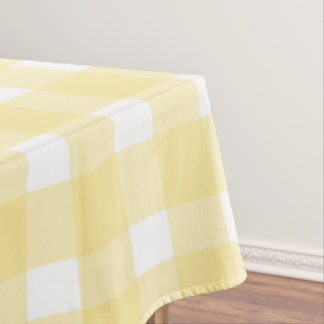 Yellow Gingham Tablecloth