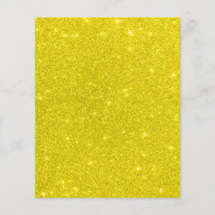 Yellow glitter scrapbook background paper