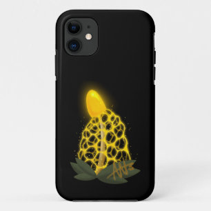 Yellow Glowing Mushroom Phone Case